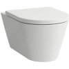 Laufen Kartell - Závesné WC, Rimless, LCC, matná biela H8213314000001