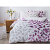 XPOSE® Predĺžené mikroplyšové obliečky IVANKA Exclusive - fialové 140x220 cm, 70x90 cm, Mikroplyš + Predĺžená možnosť vrátenia tovaru do 50 dní