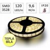 SADA 5m LED PÁSKA 600 LED BIELA TEPLÁ 2835 DIAĽKOVÝ OVLÁDAČ