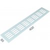 SRL - ALFA vetracia mriežka 80 x 400 mm BIL - biela lesklá (RAL 9010) | MP-KOVANIA.sk