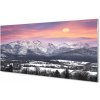 Nástenný panel horské zimné 100x50 cm