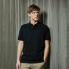 Tee Jays Čierna pánska polokošeľa, Luxury Stretch Veľkosť: 3XL Tee Jays