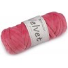 Priadza Marshmallow hrubá Velvet Ø10 mm 500 g ružová 1ks