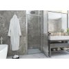 FORTE Sprchové dvere ESSENCE N1B Farba rámu - Biela, Rozmer A - 70 cm, Výplň - Číre bezpečnostné sklo - 6 mm BEN1B10B1
