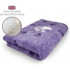 DRYBED Premium Vet Bed Big Paw fialový 100 x 75 cm