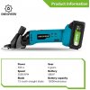 OneVan / OneGreen Elektrické nožnice na ovce akumulátorové 13 zubové strihanie vlny Nožnice na strihanie vlny OneGreen 500W vhodné pre batériu MAKITA 18V. 2 x batérie + nabíjačka Batéria: Bez batéria