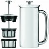 ESPRO French press kávovar PRESS P7 950 ml, strieborná, leštená nerezová oceľ