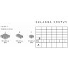ABW Vario 6 cm zámková dlažba, Farby hnedo-antracitová
