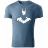 T-ričko Batman pánske tričko Farba trička: Denim, Farba potlače: Biela, Veľkosť: M