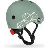 Dětská HELMA SCOOT & RIDE Graphic green lines Velikost: XXS/S