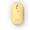 ACER Myš Wireless Mouse AMR130 Yellow - Dual mode 2.4GHz + BT 5.2, 4 tlačítka, 800/ 1200/ 1600 dpi, USB Polling rate 125Hz GP.MCE11.04B