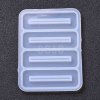 Silikónová forma Sponky 100x74x4.5mm, 1 ks (Forma na živicu / Forma na odlievanie)