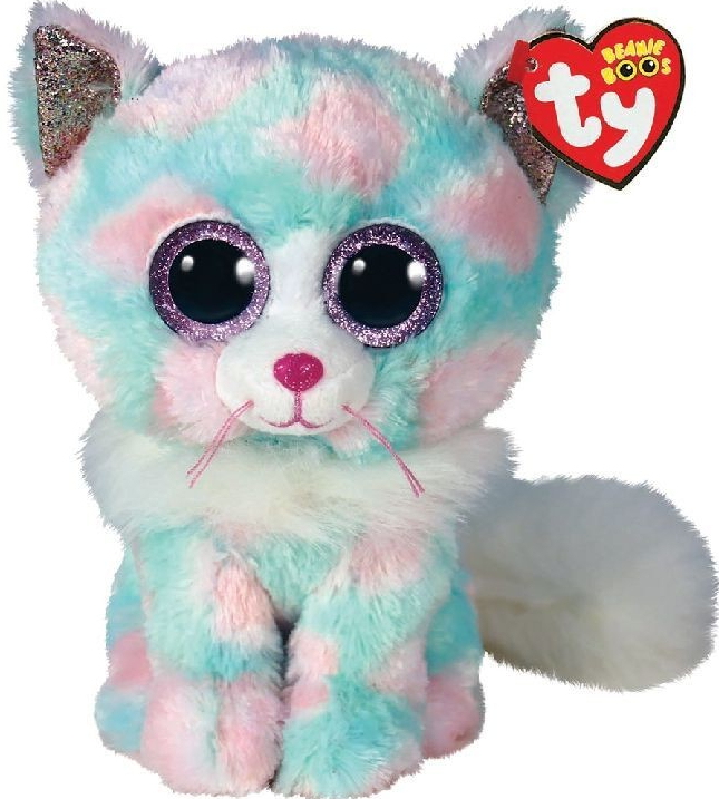 TY Beanie Boos Cuddly Toy Cat Opal 15 cm