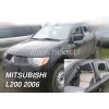 Deflektory na Mitsubishi L-200, 4-dverová 2005-2015 (+zadné)