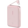 Belkin BoostCharge PowerBank 10K with Integrated USB-C Cable 20W - Pink BPB021hqPK
