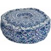 Meditačný vankúš MANDALA modrý 1ks