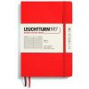 LEUCHTTURM1917 Medium (A5), Lobster, 123 S., linajkový - zápisník