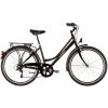 bicykel KENZEL BOULEVARD ROYAL 6SPD čierna / hnedá