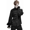 Košele DEVIL FASHION Leviathan Gothic Chiffon Shirt with Ruffled