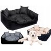 Nobledog pelech pre psa čierny 115 cm x 145 cm
