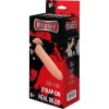 RealStuff Strap-On - úzky, pripínateľný dildo (prírodná farba)