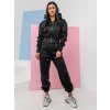 Čierna dámska dvojdielna športová oversize súprava Bolf 8C79