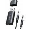 UGREEN USB 2.0 to 3.5 mm Bluetooth Transmitter/Receiver Adapter with Audio Cable 60300