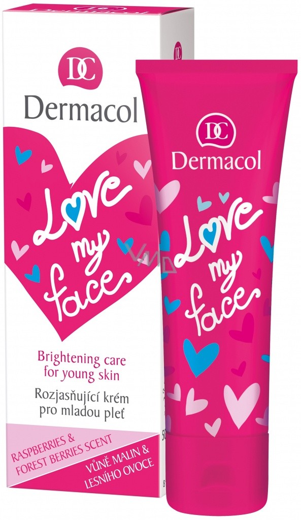 Dermacol Love my Face Regenerating Care rozjasnujúci pleťový krém 50 ml