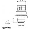Teplotný spínač ventilátora chladenia BorgWarner (Wahler) 6039.95D