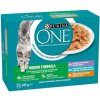 Purina One Indoor teľacie tuniak kura v šťave 12 x 85 g