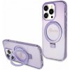 Kryt Original Faceplate Case Guess Guhmp15Xhrsgsu iPhone 15 Pro Max (s MagSafe / Glitter Script Logo / Ring Stand / Purple)