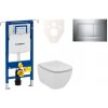 Cenovo zvýhodnený závesný WC set Geberit do ľahkých stien / predstenová montáž + WC Ideal Standard Tesi 111.355.00.5NF6