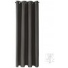 Záves LOGAN na krúžkoch 135x250cm grafitový