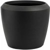 G21 Kvetináč Coal Round 55,6 x 55,6 x 48,4 čierny