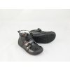 Detské Prechodné Barefoot Topánky D.D. Step A063-52818M Heart - Black Veľkosť: 27