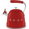 SMEG 50's Retro Style pískací konvice WKF01, 2,3 l, červená WKF01RD