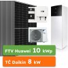 Ecoprodukt On-grid Huawei 10kWp + Tepelné čerpadlo Daikin Altherma 3 RF 8kW