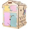 ELISdesign ELISdesign Montessori Activity board domček naturálny pastel