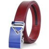 Kožený opasok s automatickou prackou BLUE TOP Bordová