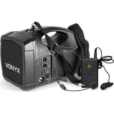 Vonyx ST012, prenosný PA rádiový systém, body-check-mikro SMT USB BT MP3 12 Vdc akumulátor (178.870)