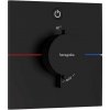 Hansgrohe ShowerSelect Comfort - Termostatická batéria pod omietku, matná čierna - 15571670