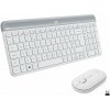 Set klávesnice a myši Logitech Slim Wireless Combo MK470, biela - US (920-009205)