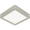 LED panel Eglo Fueva 6 CCT IP44 7 W 1100 lm 2700-6500 K 15 x 15 cm nikel matný