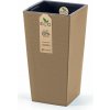 PROSPERPLAST Kvetináč URBI SQUARE ECO WOOD naturo 29,5 cm