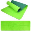 Podložka LIFEFIT® YOGA MAT RELAX DUO, 183x58x0,6cm, zelená