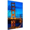 Vertikálny foto obraz sklo tvrdené Most San Francisco 50x100 cm