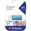 Verbatim USB flash disk, USB 2.0, 64GB, PinStripe, Store N Go, modrý, 49961, USB A, s výsuvným konektorom