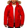 Červená pánska zimná bunda parka alaska Bolf WX032A