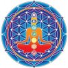 Mandala okenná nalepovacia - Čakrová