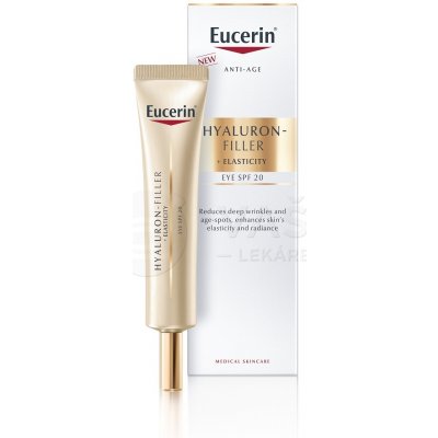 Eucerin Hyaluron-Filler+ Elasticity očný krém SPF 15 15 ml od 20,49 € -  Heureka.sk